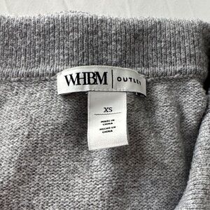 White House Black Market Gray V-Neck Sweater. Worn 3 times.